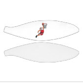 サンタ遊のバスケットボールクリスマススポーツ愛好家 ミニバスケットボール (パネル)