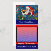 サンタ遊のラッパミュージカルクリスマスナイト シーズンカード (正面/裏面)