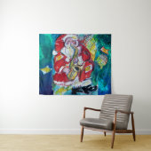 サンタ遊のSAX、ミュージカルクリスマスパーティー タペストリー (インサイチュ(横))