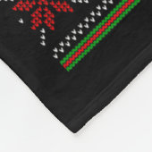 サンタ遊クリスマスUglでバレーボールをする可能性が最も高い フリースブランケット (角)