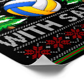 サンタ遊クリスマスUglでバレーボールをする可能性が最も高い ポスター (角)