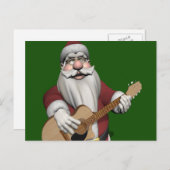 サンタ遊クロースのクリスマスソング シーズンポストカード (正面/裏面)