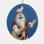 サンタ遊クロースのクリスマスソング セラミックオーナメント (左)