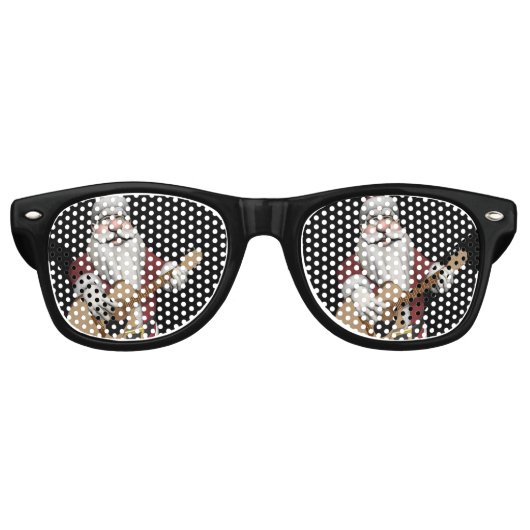 サンタ遊クロースのクリスマスソング レトロサングラス (正面)