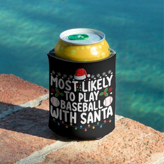 サンタ遊ク・クリスマスで野球をする 缶クーラー (インサイチュ プール)