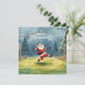 サンタ遊サッカークリスマス シーズンカード (スタンド正面)