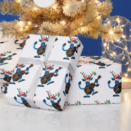 サンタ遊ラインダーのギター ラッピングペーパー