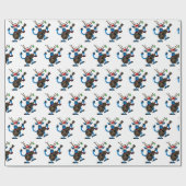 サンタ遊ラインダーのギター ラッピングペーパー (フラット)