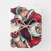 サンタ遊ーのサッカーファンタジーのクリスマスプレイヤー ラッピングペーパーシート (インサイチュ)