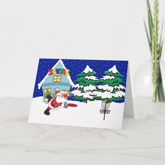 サンタ遊ーズディスクゴルフ シーズンカード (正面)