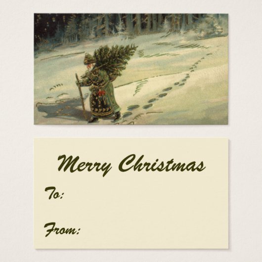 サンタ運クロースの木 (正面&裏面)