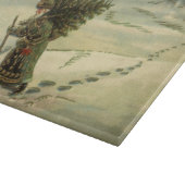 サンタ運クロースの木 カッティングボード (角)