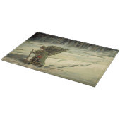 サンタ運クロースの木 カッティングボード (角)