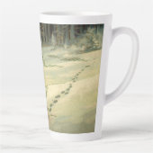 サンタ運クロースの木 カフェラテマグ (右)