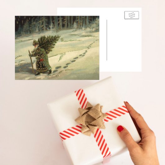 サンタ運クロースの木 シーズンポストカード