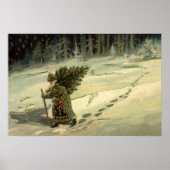 サンタ運クロースの木 ポスター (正面)