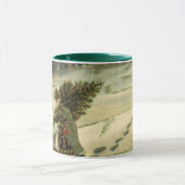 サンタ運クロースの木 マグカップ (中央)