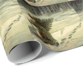 サンタ運クロースの木 ラッピングペーパー (ロールコーナー)