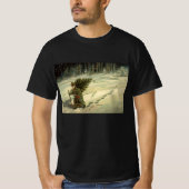 サンタ運クロースの木 Tシャツ (正面)