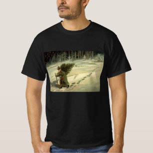 サンタ運クロースの木 Tシャツ
