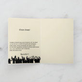 サンタ遠くにフェの伝統を燃やす シーズンカード (内部)