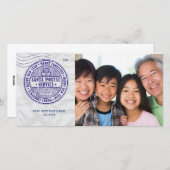 サンタ郵便取消切手フォトカード シーズンカード (正面/裏面)