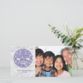 サンタ郵便取消切手フォトカード シーズンカード (スタンド正面)