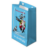 サンタ郵便配達プレゼント スモールペーパーバッグ (正面アングル)