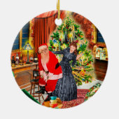 サンタ野郎！私はジュエリー:/ セラミックオーナメント (裏面)