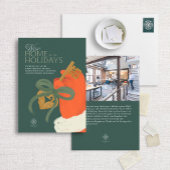 サンタ鍵ニューホームクリスマスグリーティング シーズンカード