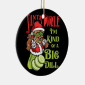 サンタ間抜けピックルのクリスマスピックアイムの種類 セラミックオーナメント (右)