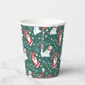 サンタ雪だるまクリスマス 紙コップ (右)