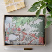 サンタ雪だるまトナディークリスマス 薄葉紙 (ギフト)