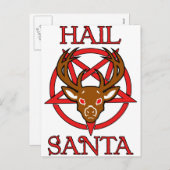 サンタ雹 シーズンポストカード (正面/裏面)