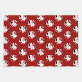 サンタ雹 ラッピングペーパーシート (正面)