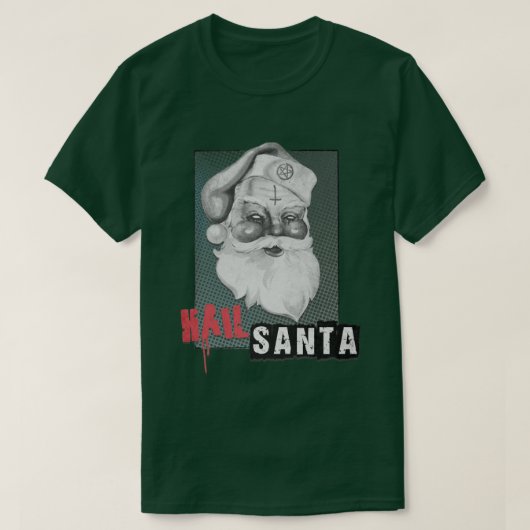 サンタ雹 Tシャツ (デザイン正面)