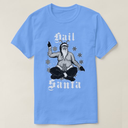 サンタ雹 Tシャツ (デザイン正面)