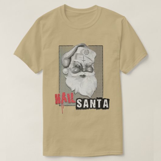 サンタ雹 Tシャツ (デザイン正面)