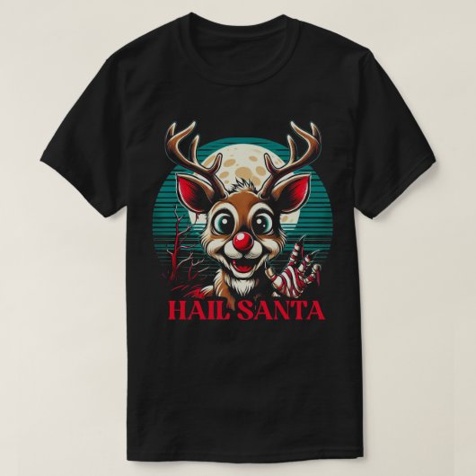 サンタ雹 Tシャツ (デザイン正面)