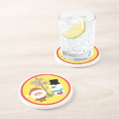 サンタ霜の降りたーか?クリスマスの行き方コースター コースター (側面)