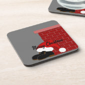 サンタ靴の煙突 コースター (左側)