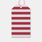 サンタ顔おもしろいパーソナライズされたギフトラベル ギフトタグ (裏面)