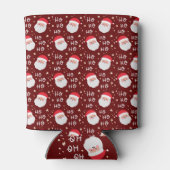 サンタ顔クリスマスホーホパタン 缶クーラー (裏面)