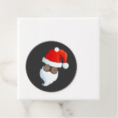 サンタ顔サングラスヒックールスタークリスマス フェイバータグ (インサイチュ)