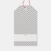 サンタ顔ヒップスターフェスティバルクリスマスモダンプレゼント ギフトタグ (裏面)