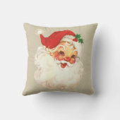 サンタ顔ヴィンテージ枕 クッション (裏面)