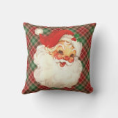 サンタ顔ヴィンテージ枕 クッション (裏面)