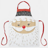 サンタ顔 エプロン (正面)