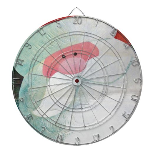 サンタ顔 ダーツボード (正面)