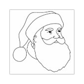 サンタ顔 ラバースタンプ (インプリント)